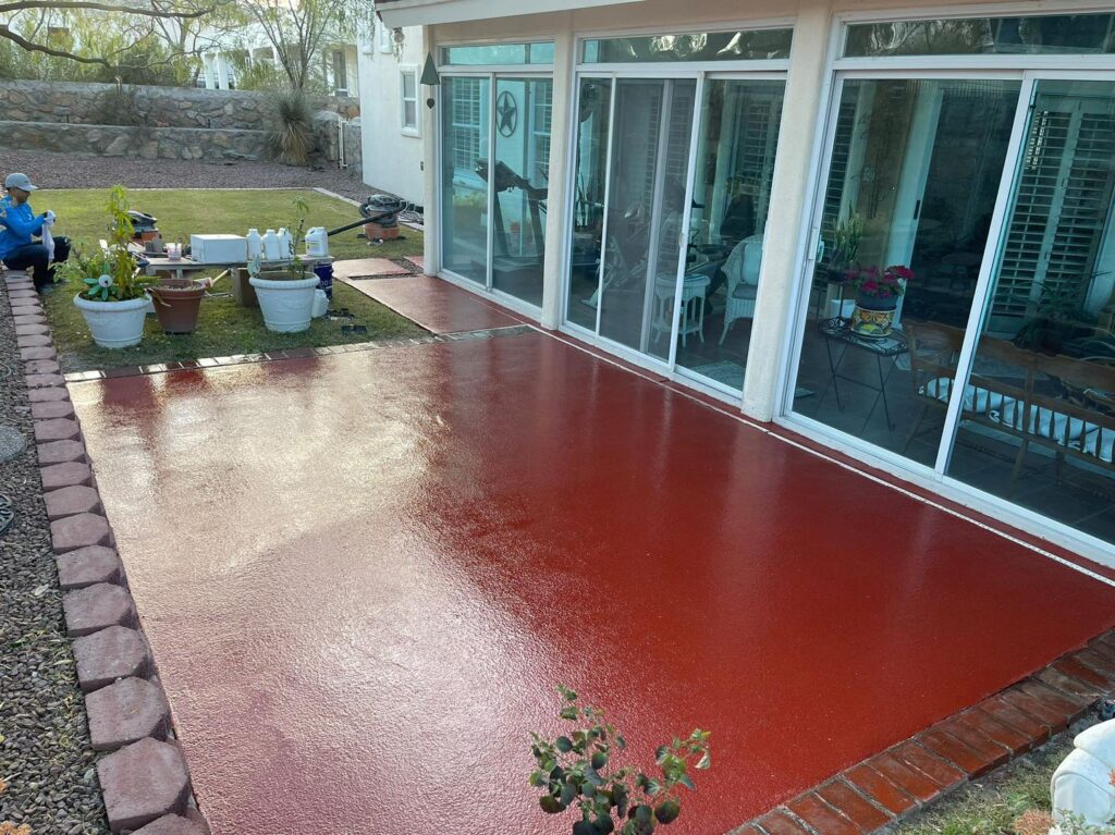 Epoxee Patio Red Flakes