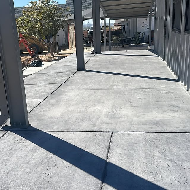 Sealed concrete patio coating in El Paso by Epoxee