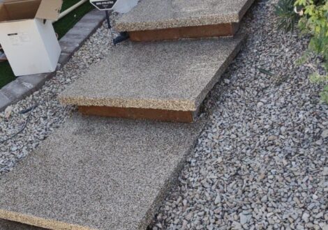 Flake Epoxy Steps and Walkway installed by Epoxee in El Paso, TX