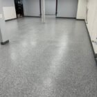 Gray Flake Epoxy Garage Floor installed by Epoxee in El Paso, TX