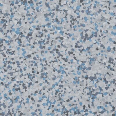Ice Blue flake epoxy floor color by Epoxee, El Paso TX