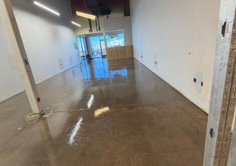 Polished Concrete Commercial Space installed by Epoxee in El Paso, TX