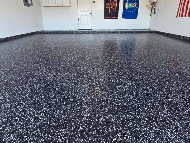 Flake epoxy