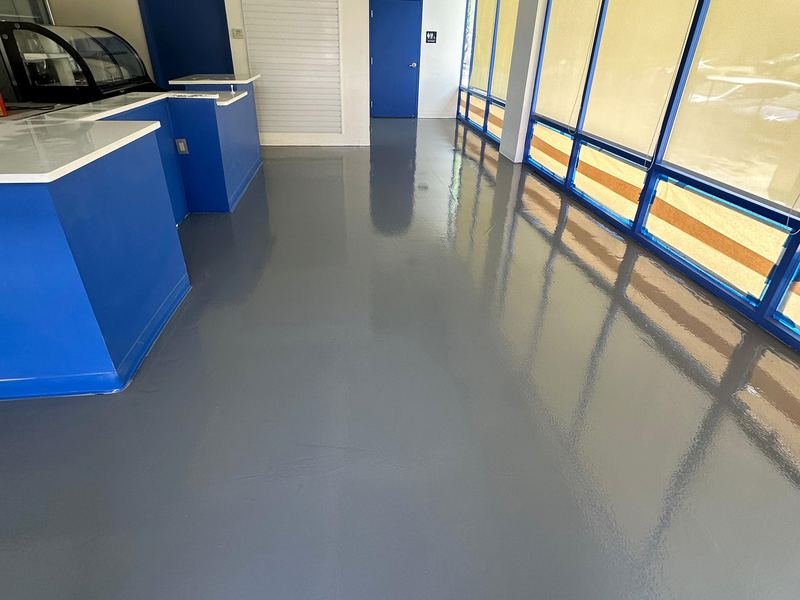 Solid color epoxy